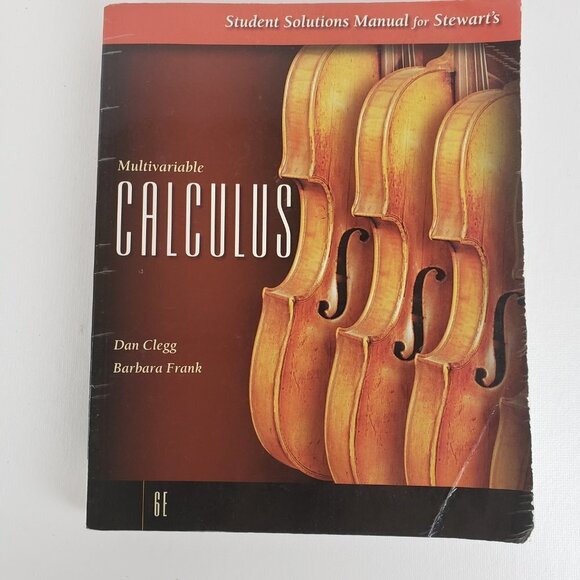 STUDENT Solutions Manual for Stewart's Multivariable Calculus, 6th - Picture 1 of 5